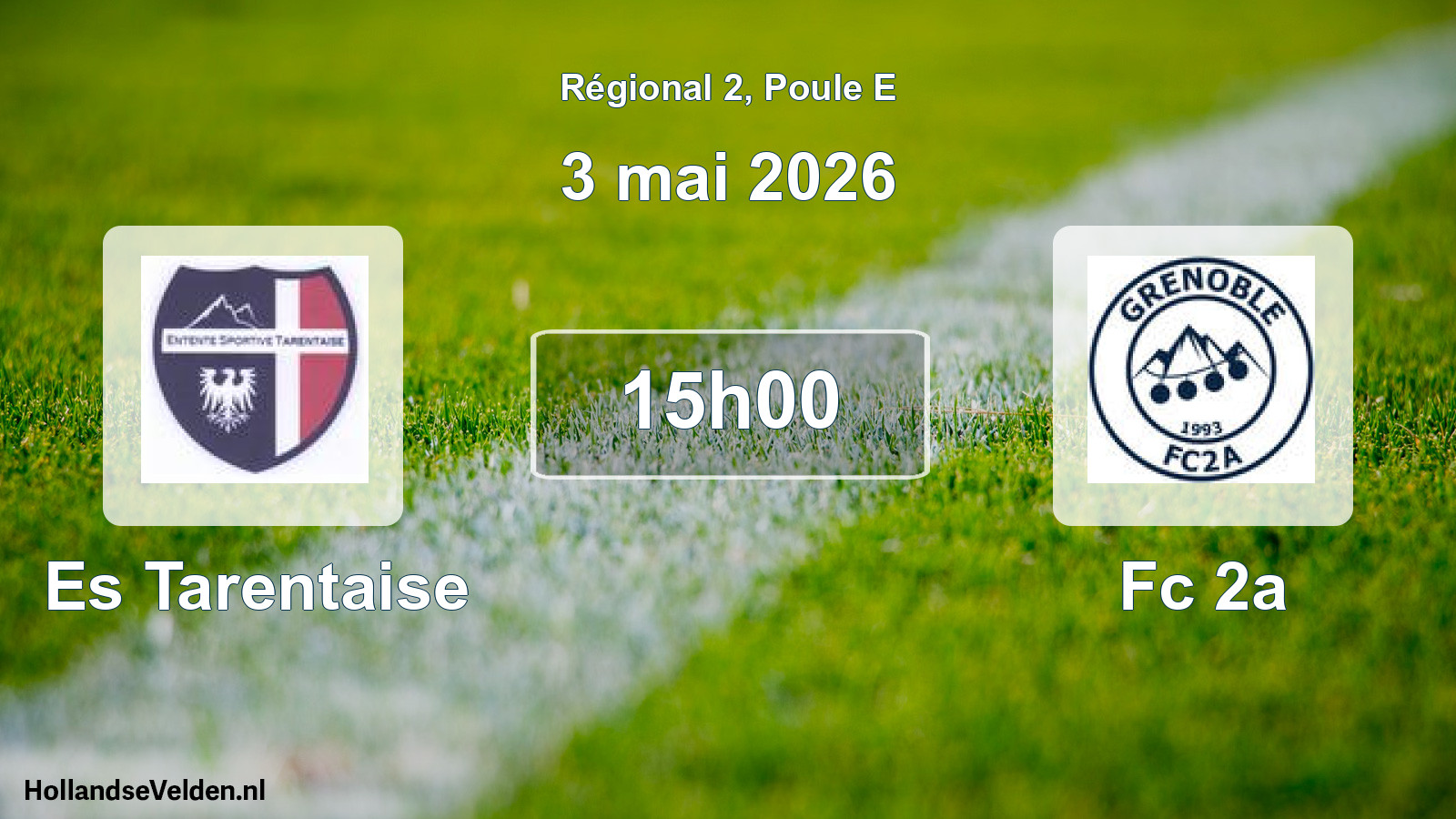 Scheduled Match: Es Tarentaise - Fc 2a (3 May 2026)