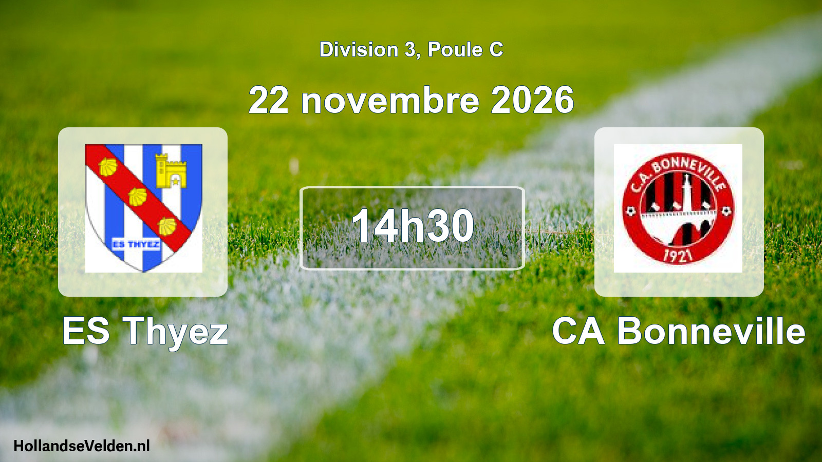 Scheduled Match: ES Thyez - CA Bonneville (22 November 2026)