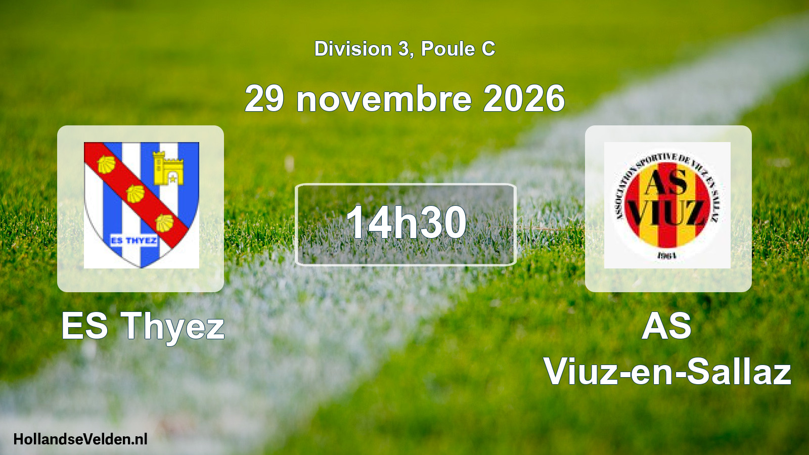 Scheduled Match: ES Thyez - AS Viuz-en-Sallaz (29 November 2026)