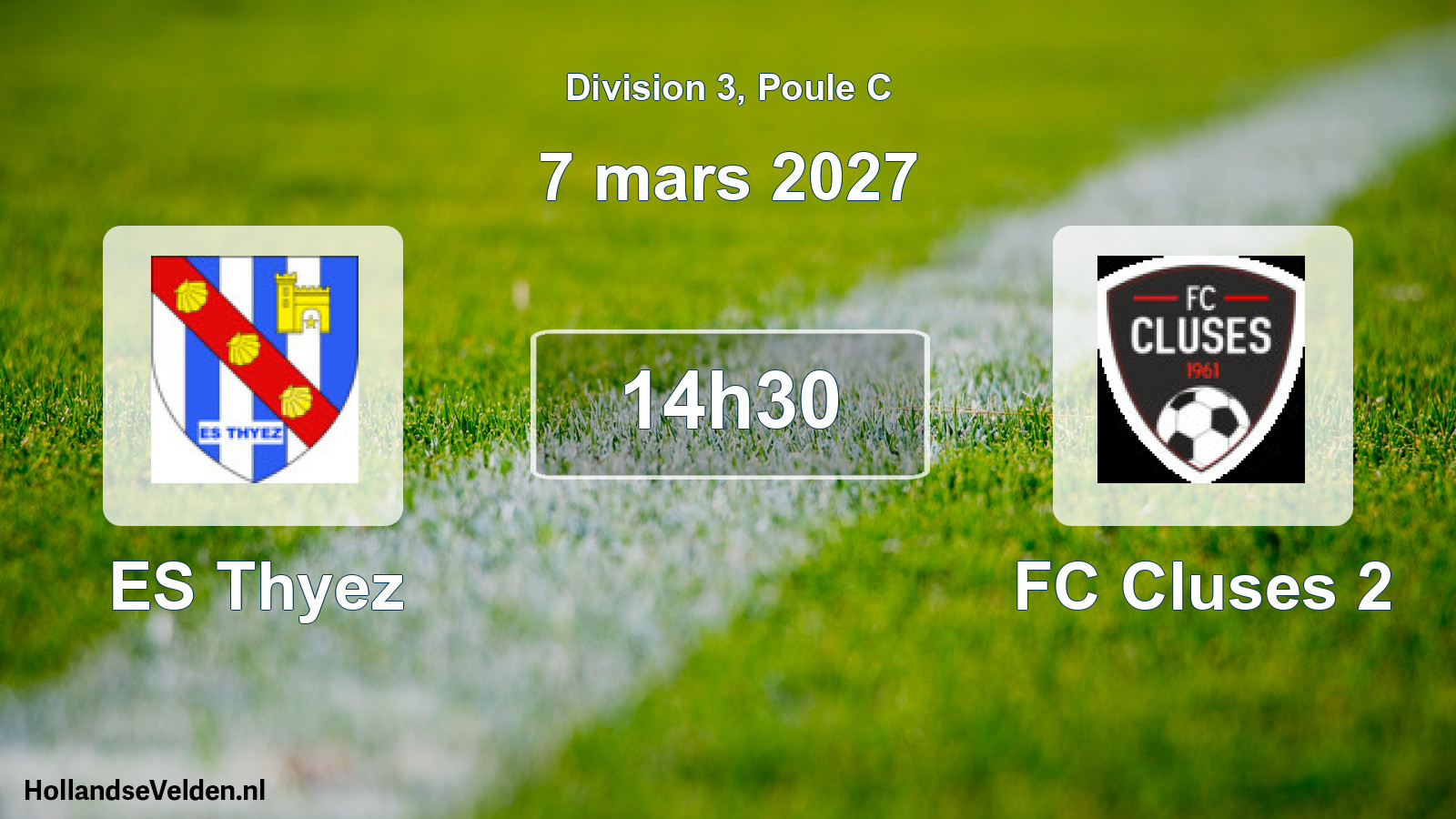 Match programmé: ES Thyez - FC Cluses 2 (7 mars 2027)