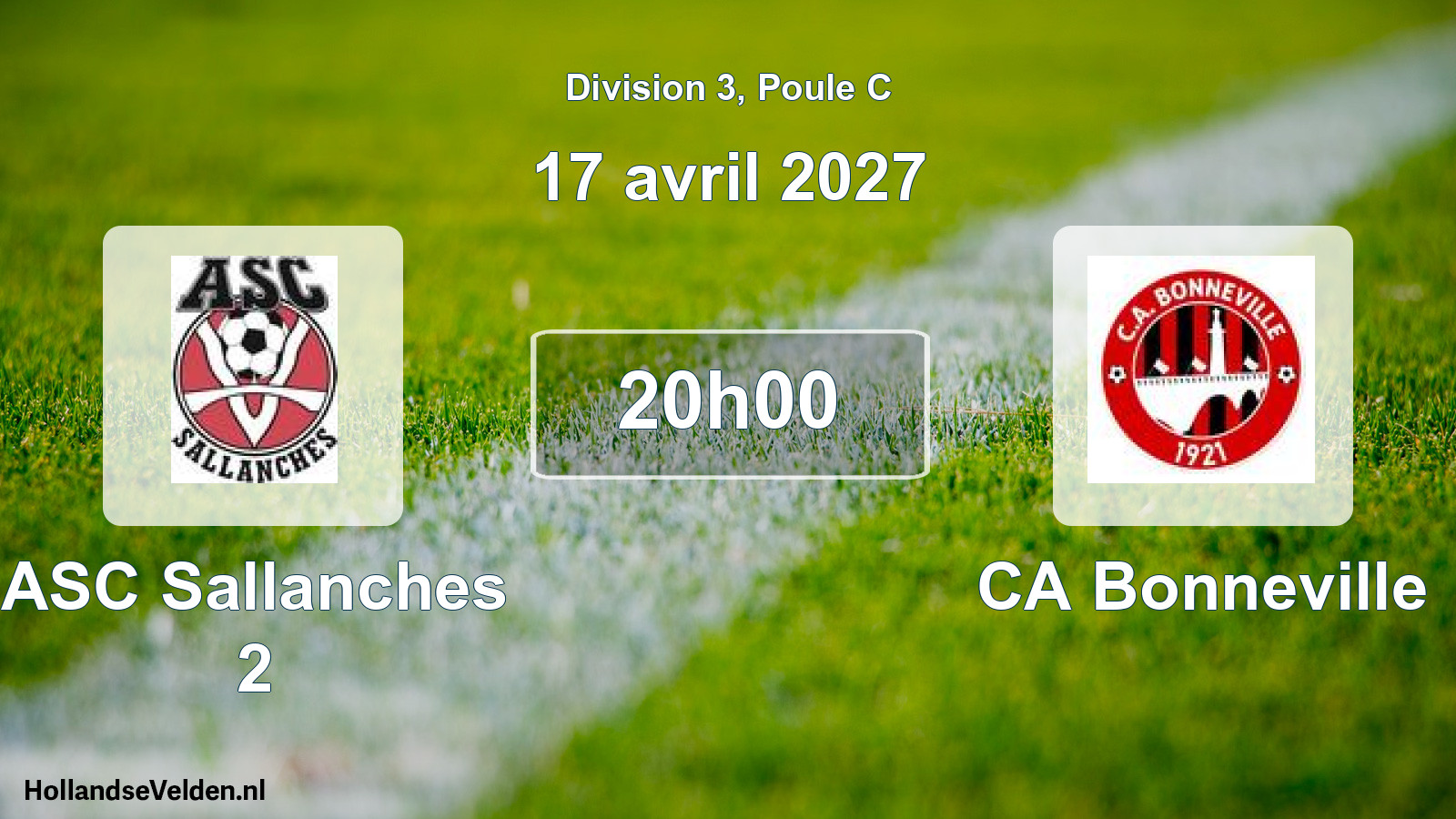 Scheduled Match: ASC Sallanches 2 - CA Bonneville (17 April 2027)
