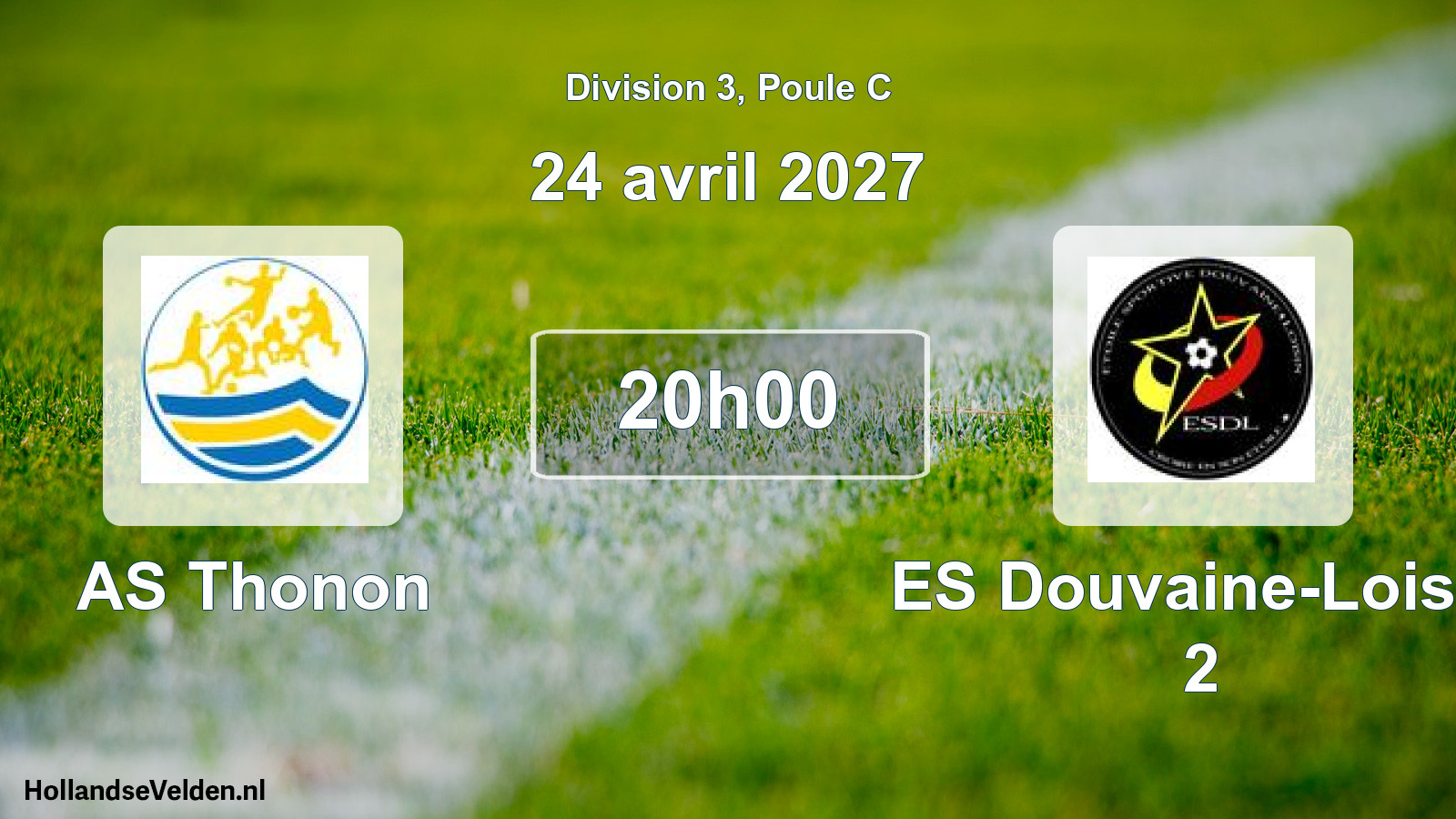 Match programmé: AS Thonon - ES Douvaine-Loisin 2 (24 avril 2027)