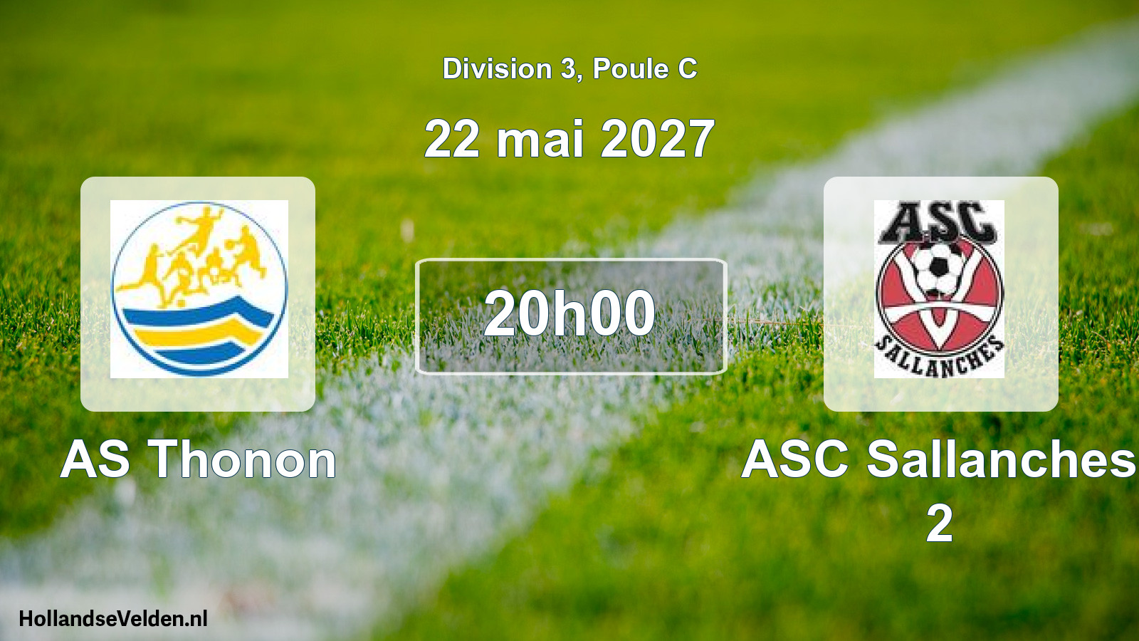 Scheduled Match: AS Thonon - ASC Sallanches 2 (22 May 2027)