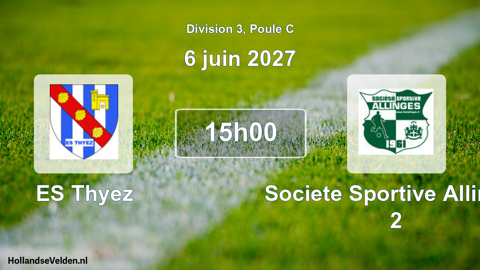 Scheduled Match: ES Thyez - Societe Sportive Allinges 2 (6 June 2027)