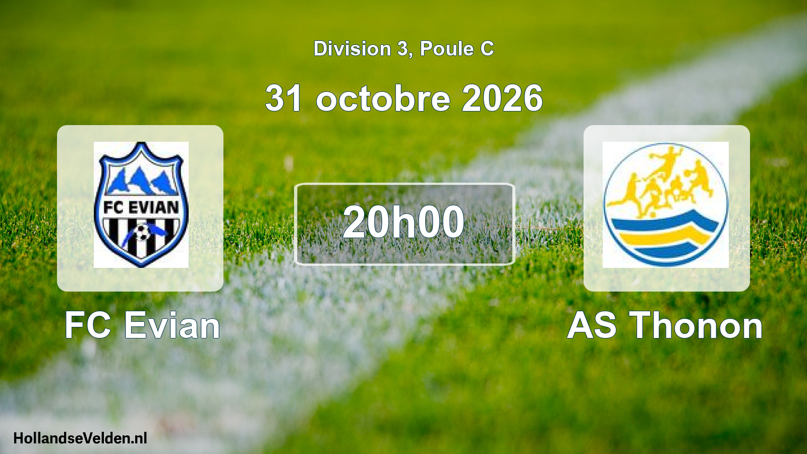 Scheduled Match: FC Evian - AS Thonon (31 October 2026)