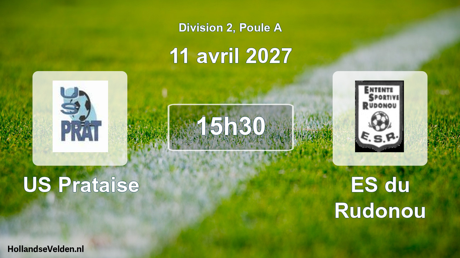 Match programmé: US Prataise - ES du Rudonou (11 avril 2027)