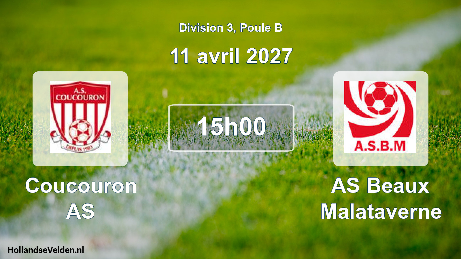 Scheduled Match: Coucouron AS - AS Beaux Malataverne (11 April 2027)