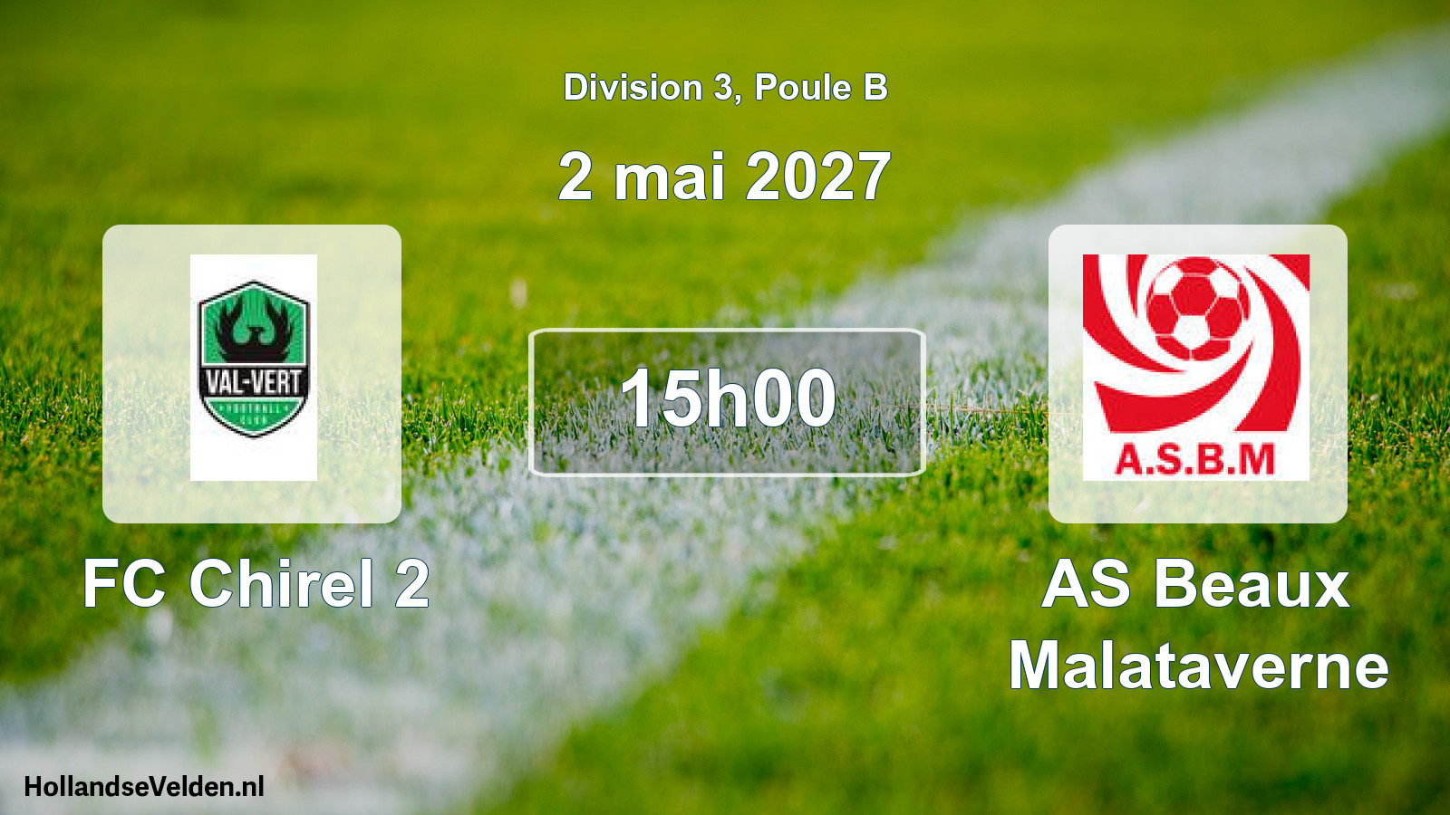 Scheduled Match: FC Chirel 2 - AS Beaux Malataverne (2 May 2027)