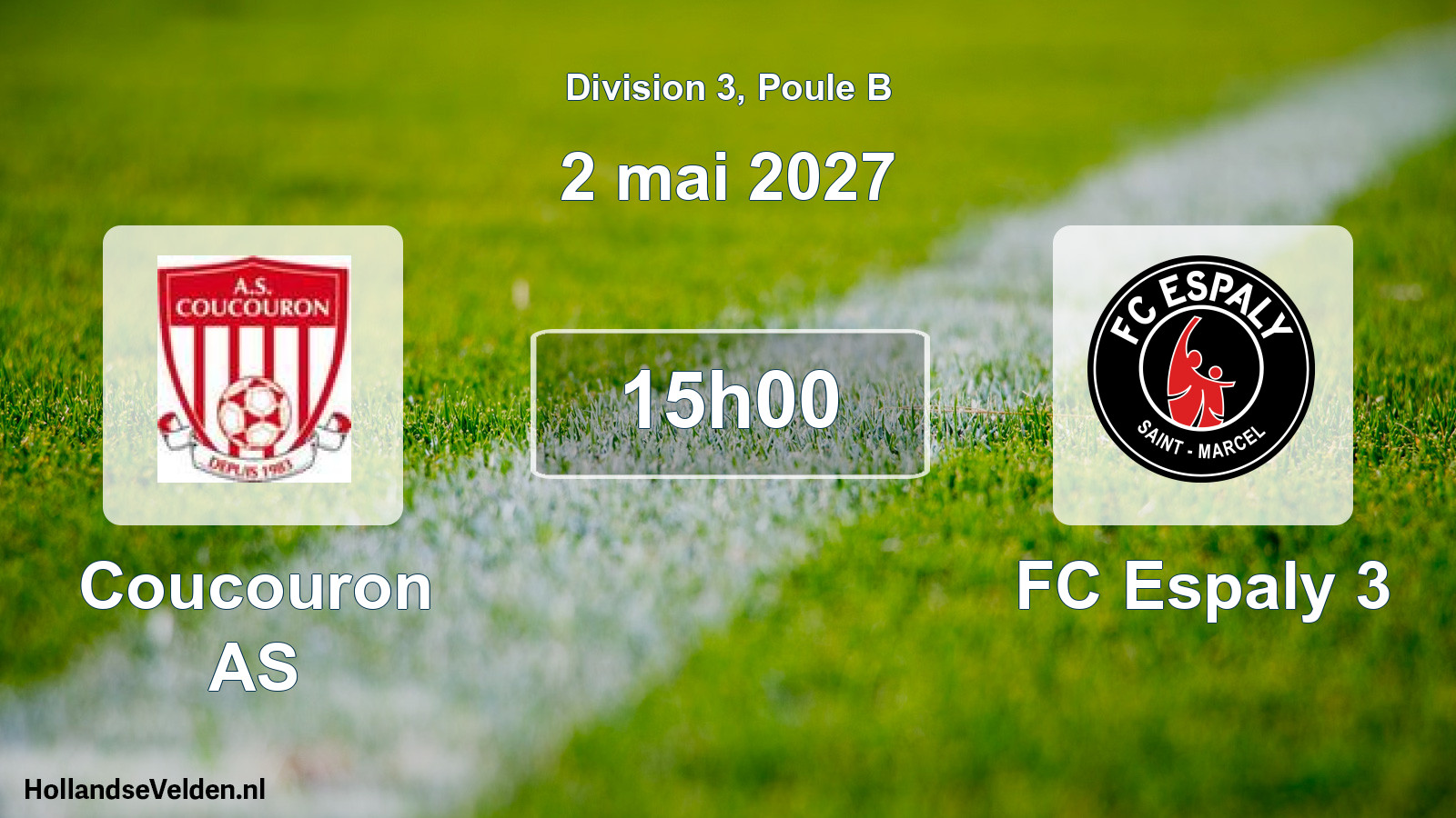 Scheduled Match: Coucouron AS - FC Espaly 3 (2 May 2027)