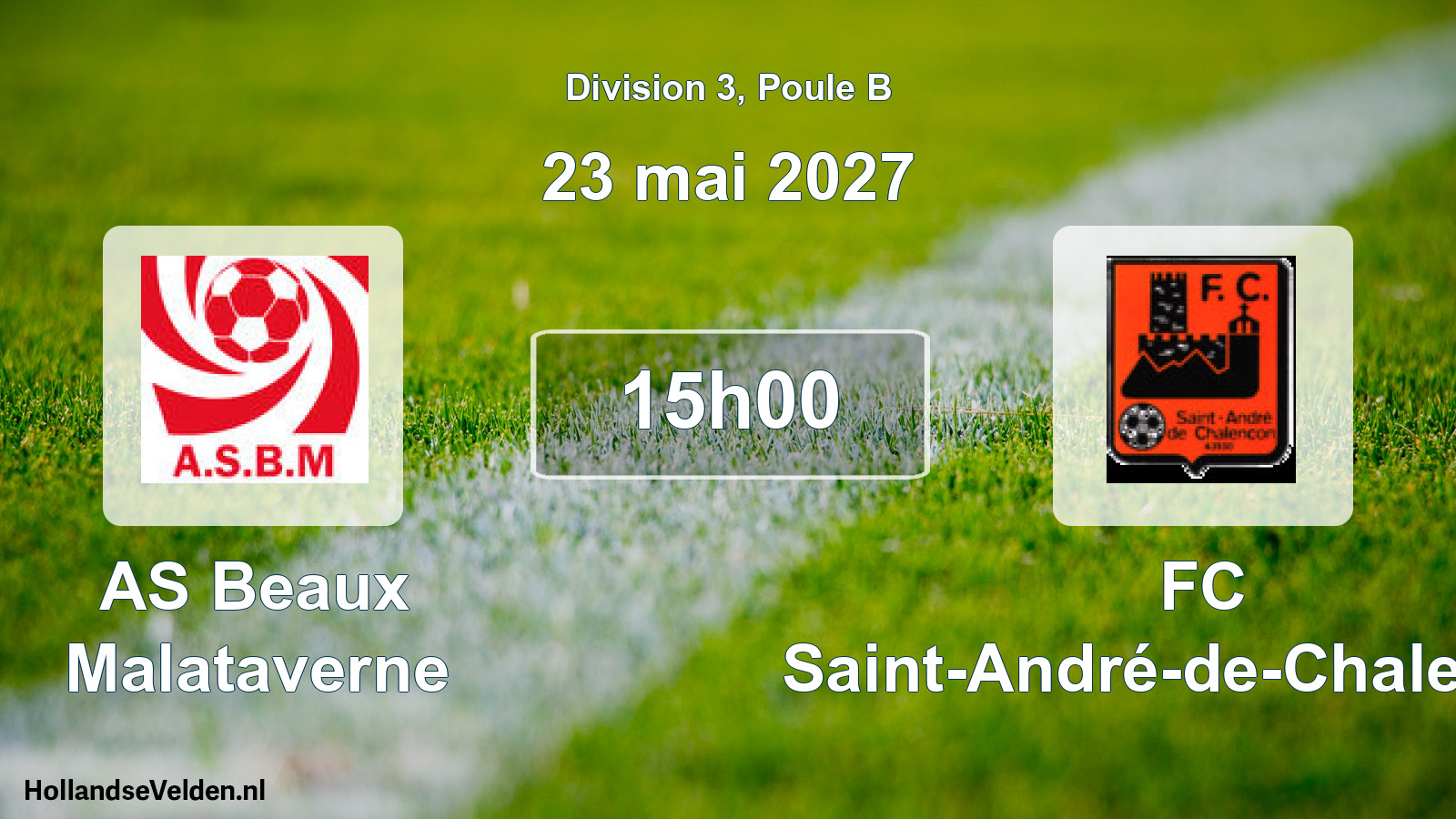 Scheduled Match: AS Beaux Malataverne - FC Saint-André-de-Chalencon (23 May 2027)