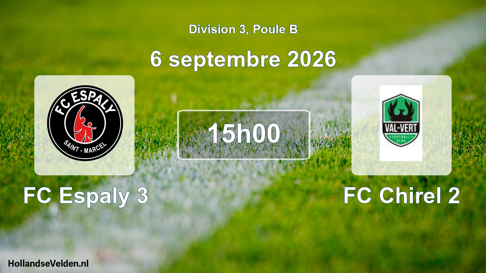 Scheduled Match: FC Espaly 3 - FC Chirel 2 (6 September 2026)