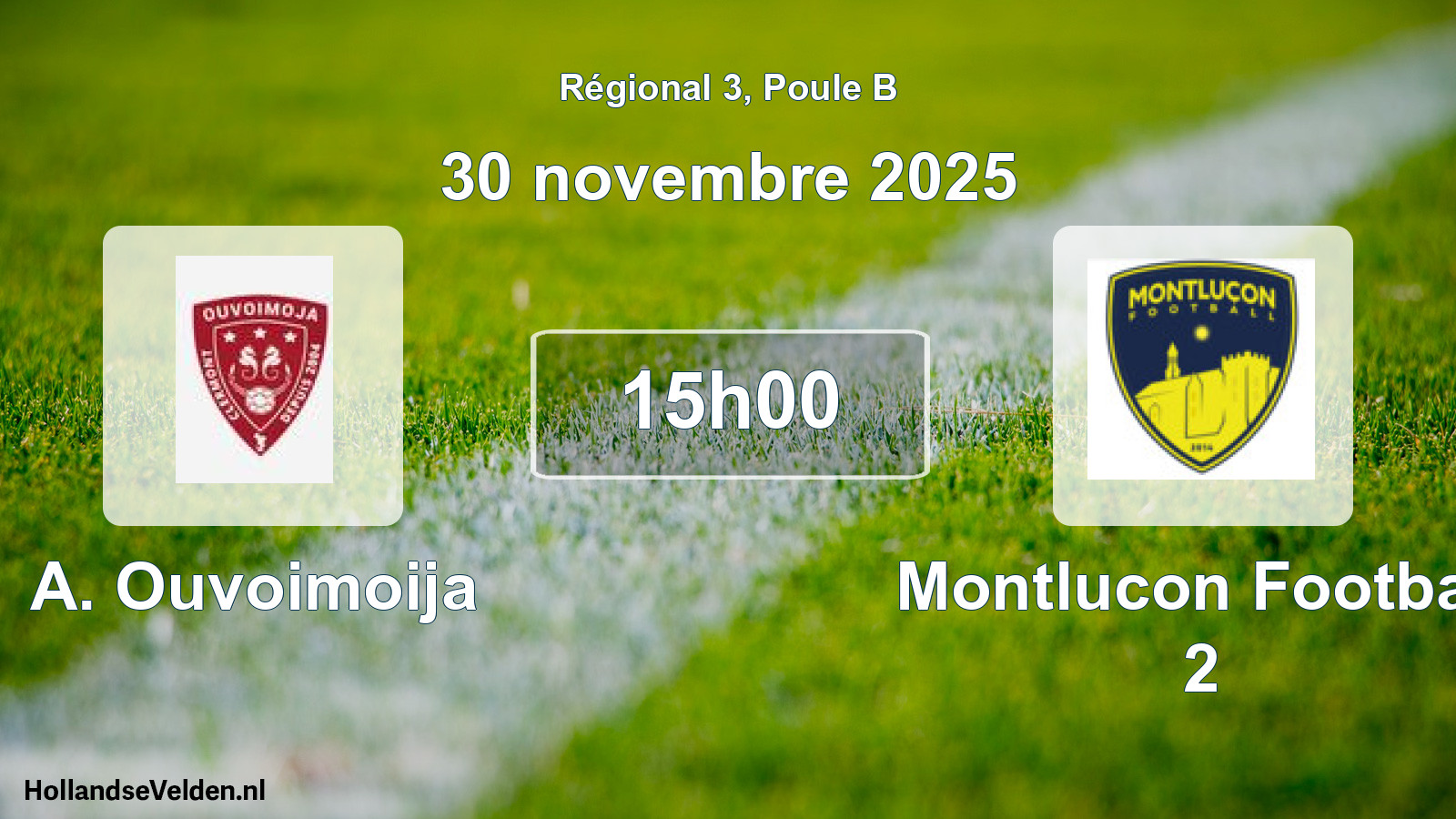 Scheduled Match: A. Ouvoimoija - Montlucon Football 2 (30 November 2025)