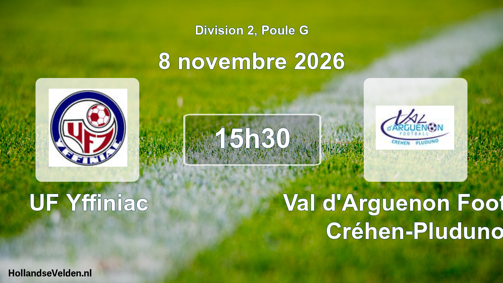 Scheduled Match: UF Yffiniac - Val d'Arguenon Football Créhen-Pluduno (8 November 2026)