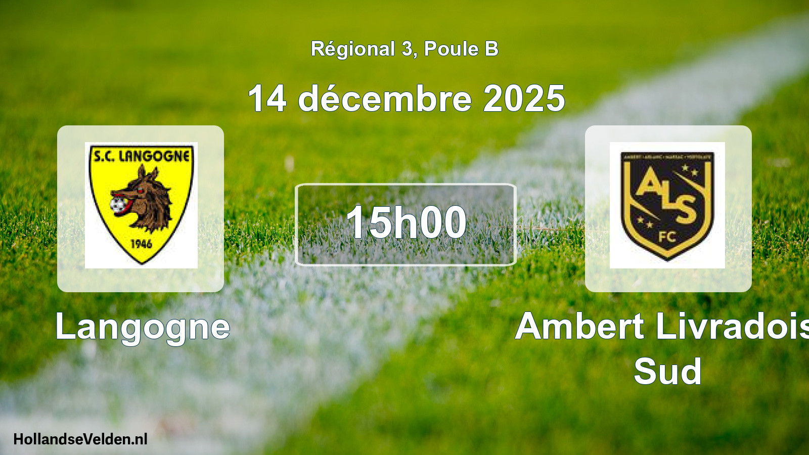Scheduled Match: Langogne - Ambert Livradois Sud (14 December 2025)