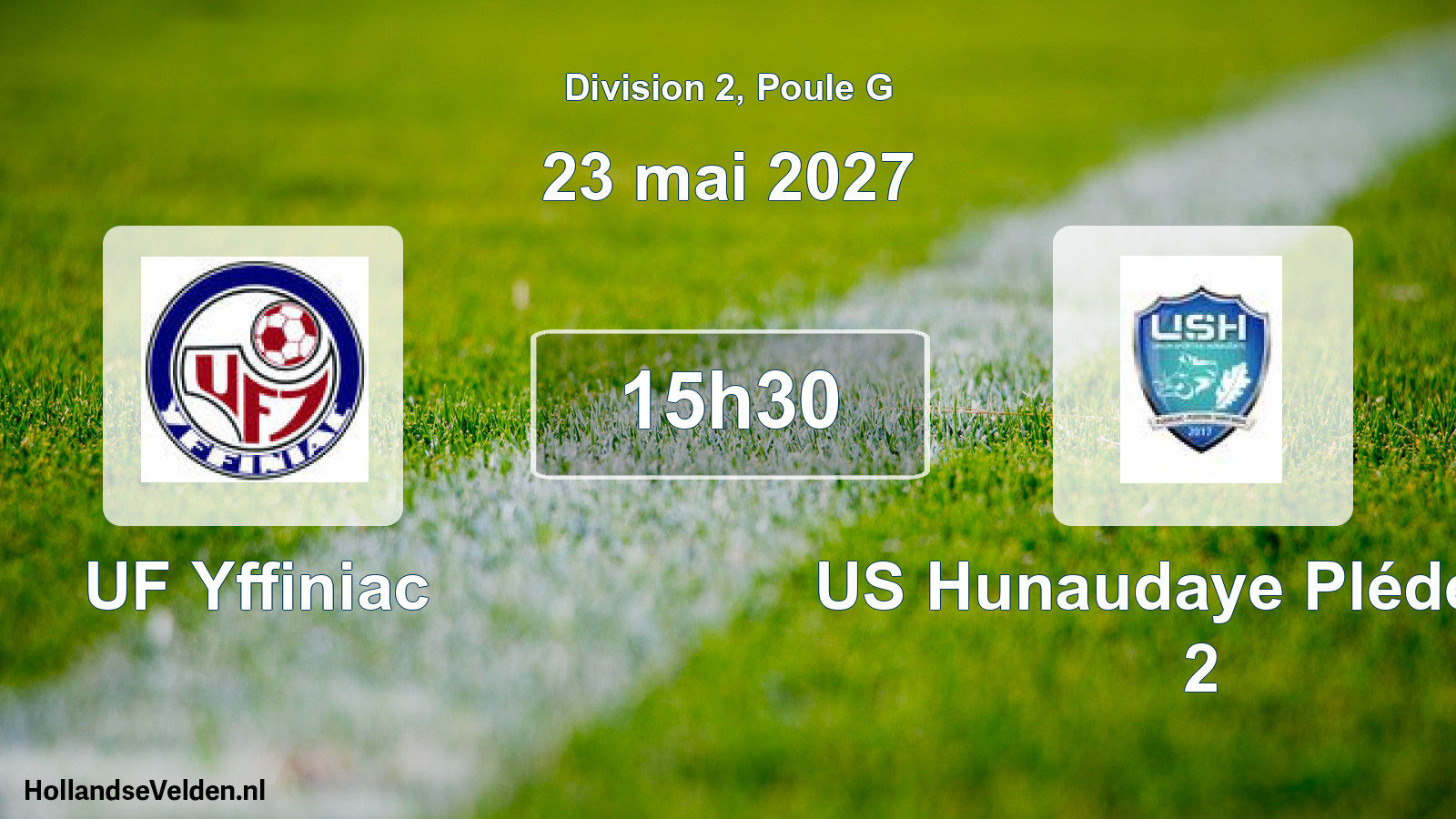 Match programmé: UF Yffiniac - US Hunaudaye Plédéliac 2 (23 mai 2027)