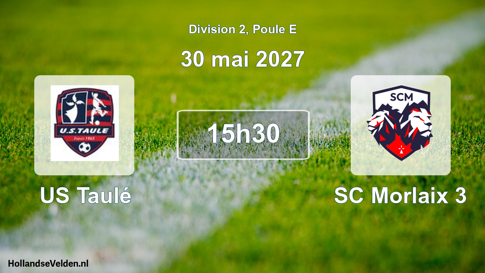 Match programmé: US Taulé - SC Morlaix 3 (30 mai 2027)