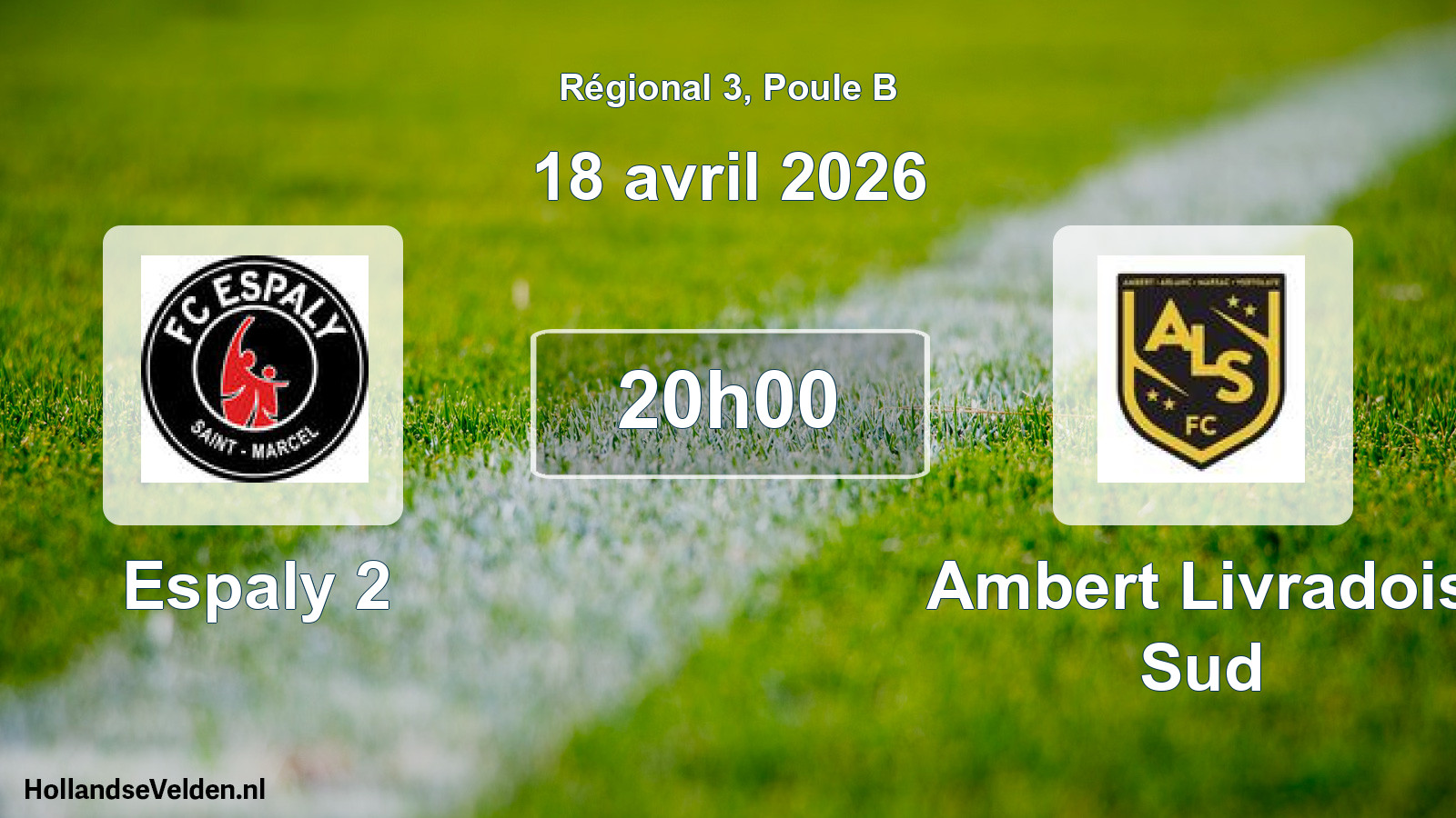 Scheduled Match: Espaly 2 - Ambert Livradois Sud (18 April 2026)
