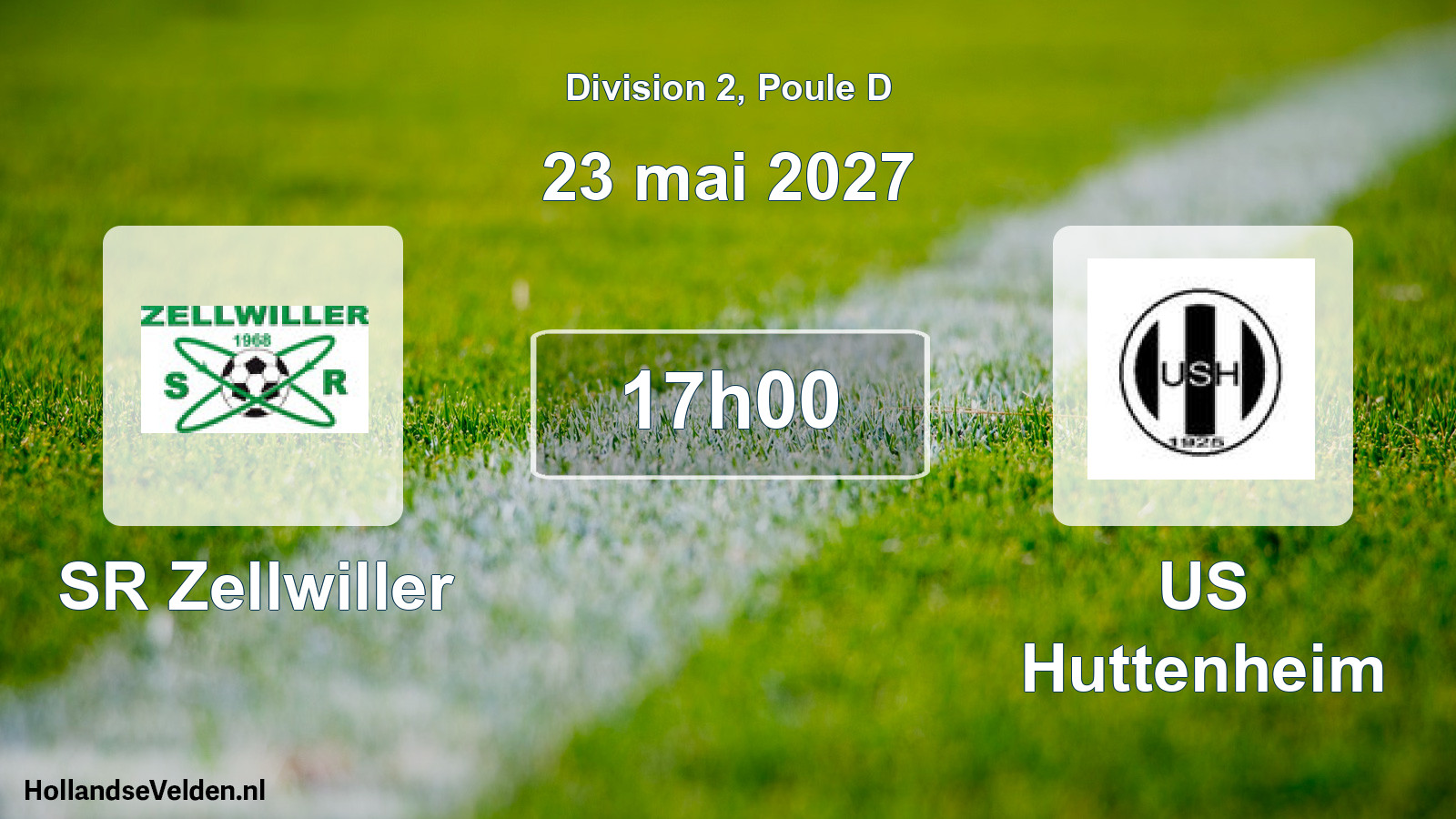 Scheduled Match: SR Zellwiller - US Huttenheim (23 May 2027)