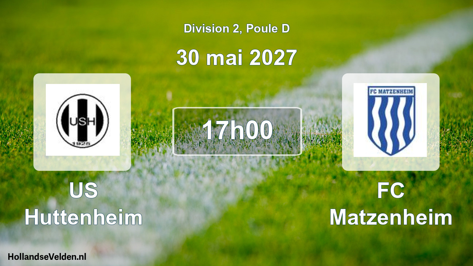 Match programmé: US Huttenheim - FC Matzenheim (30 mai 2027)