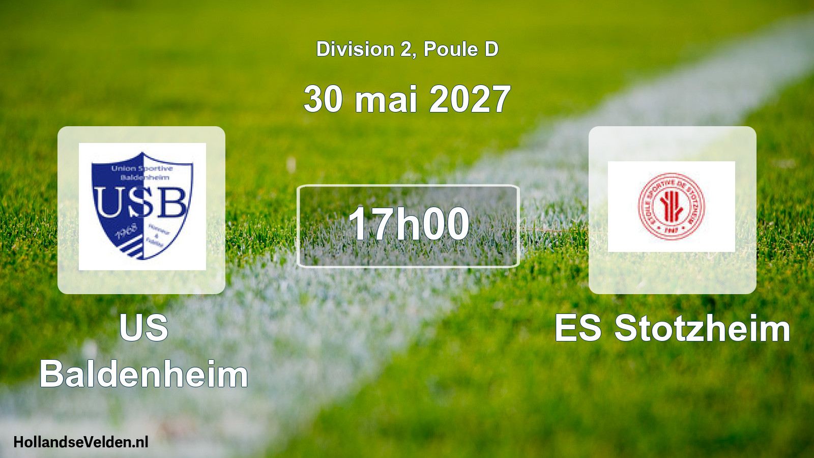 Match programmé: US Baldenheim - ES Stotzheim (30 mai 2027)