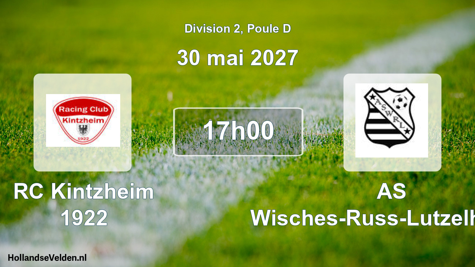 Match programmé: RC Kintzheim 1922 - AS Wisches-Russ-Lutzelhouse (30 mai 2027)