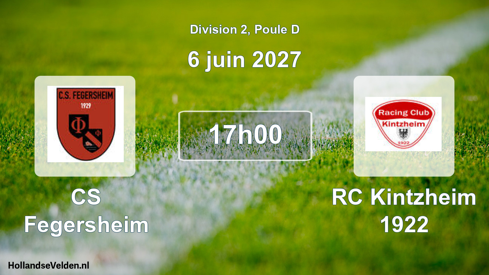 Match programmé: CS Fegersheim - RC Kintzheim 1922 (6 juin 2027)