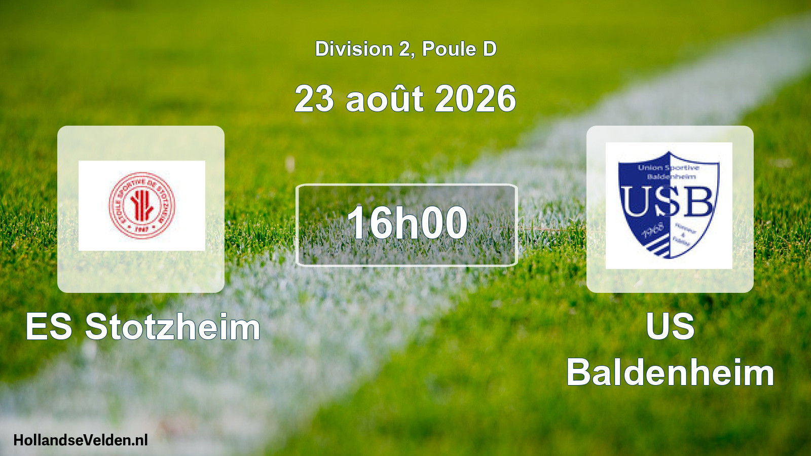Scheduled Match: ES Stotzheim - US Baldenheim (23 August 2026)