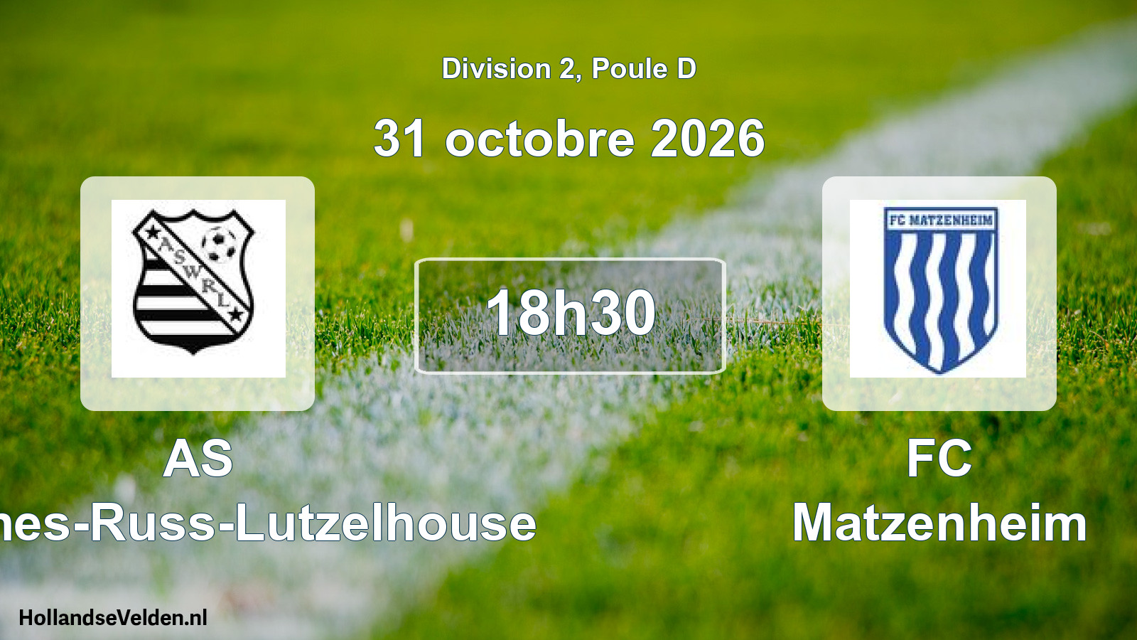 Scheduled Match: AS Wisches-Russ-Lutzelhouse - FC Matzenheim (31 October 2026)