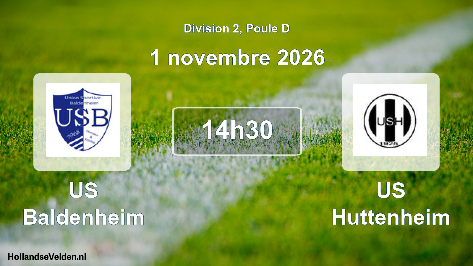 Geplande wedstrijd: US Baldenheim - US Huttenheim (1 november 2026)