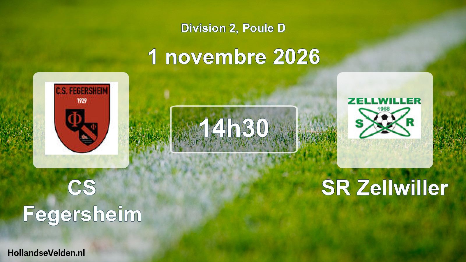 Scheduled Match: CS Fegersheim - SR Zellwiller (1 November 2026)
