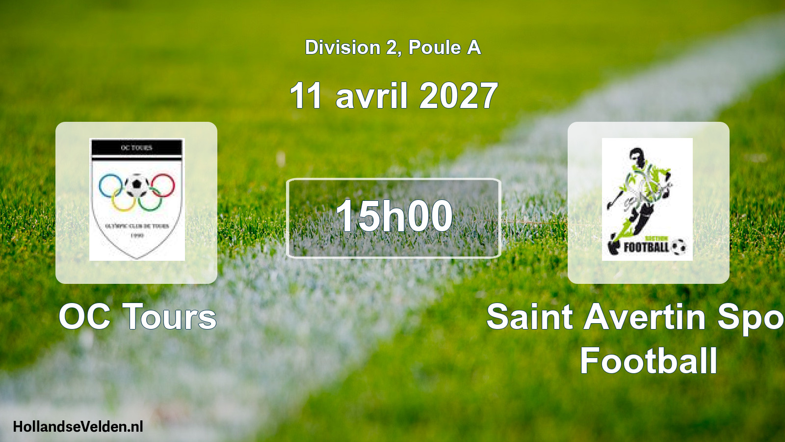 Scheduled Match: OC Tours - Saint Avertin Sport Football (11 April 2027)