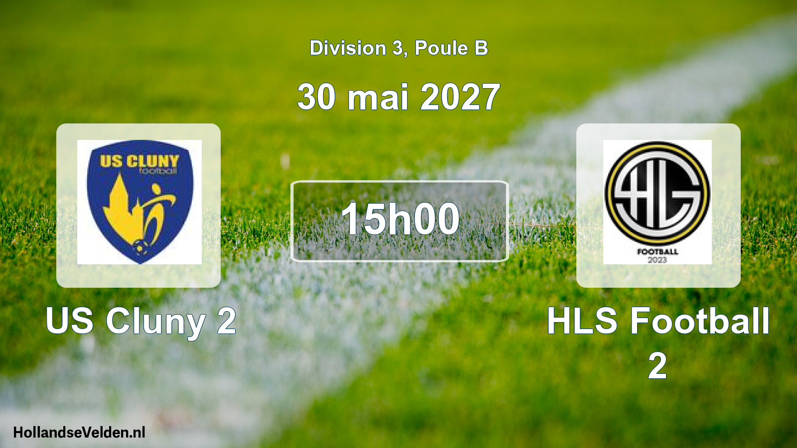 Match programmé: US Cluny 2 - HLS Football 2 (30 mai 2027)