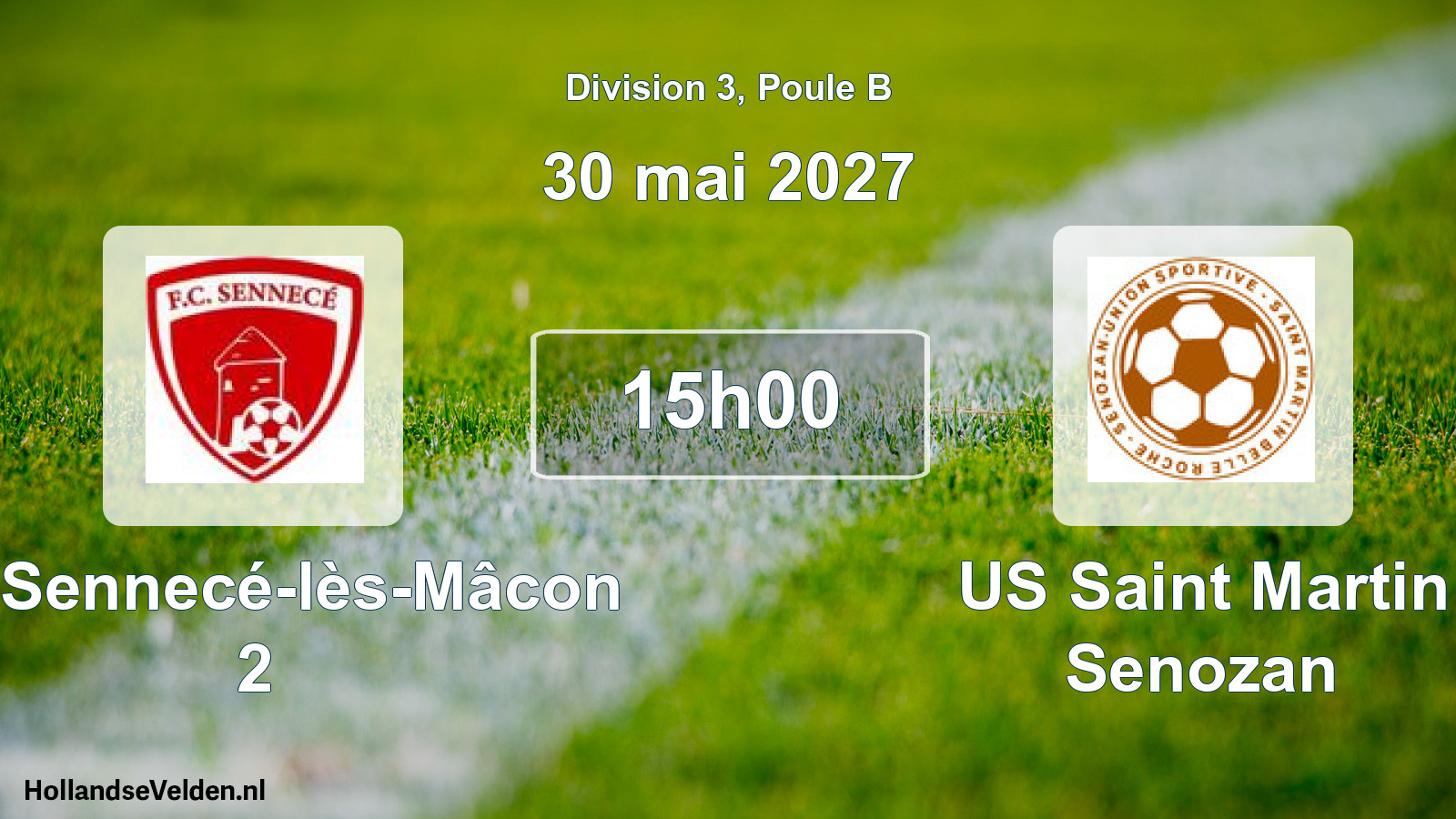 Scheduled Match: FC Sennecé-lès-Mâcon 2 - US Saint Martin Senozan (30 May 2027)