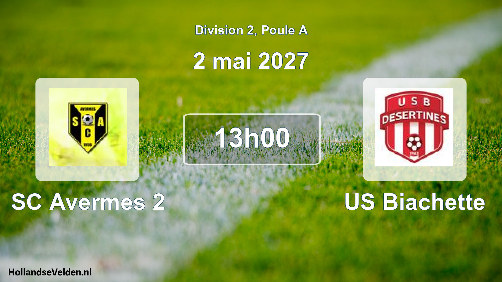 Scheduled Match: SC Avermes 2 - US Biachette (2 May 2027)