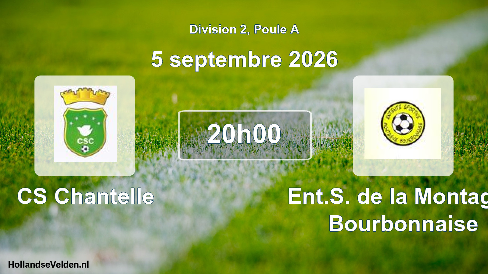 Scheduled Match: CS Chantelle - Ent.S. de la Montagne Bourbonnaise (5 September 2026)