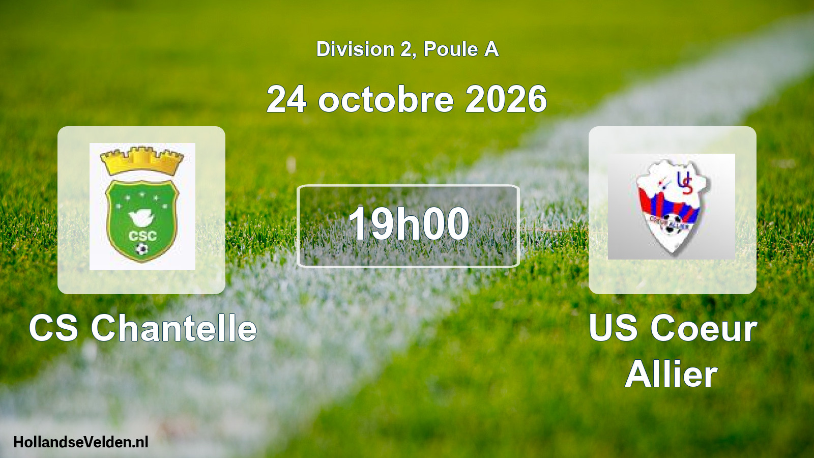Scheduled Match: CS Chantelle - US Coeur Allier (24 October 2026)