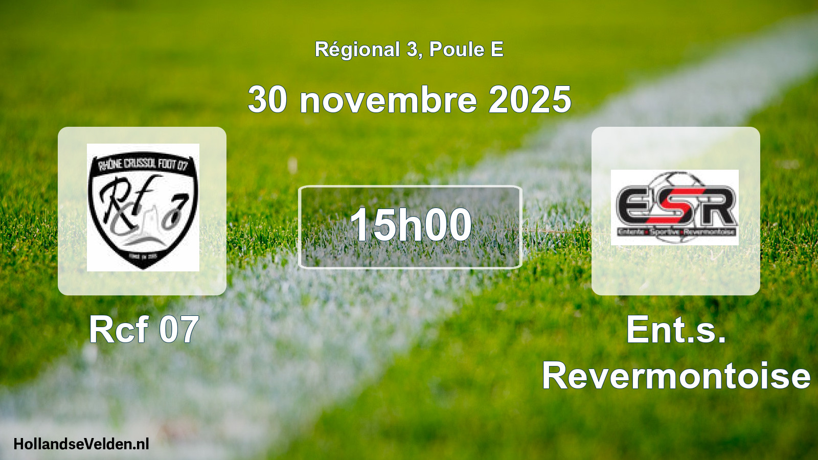Scheduled Match: Rcf 07 - Ent.s. Revermontoise (30 November 2025)