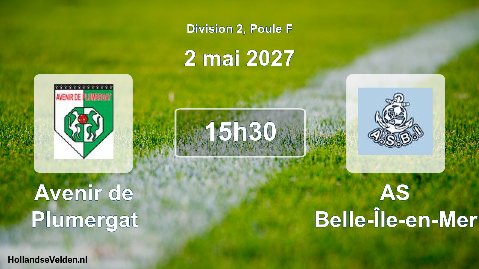 Match programmé: Avenir de Plumergat - AS Belle-Île-en-Mer (2 mai 2027)