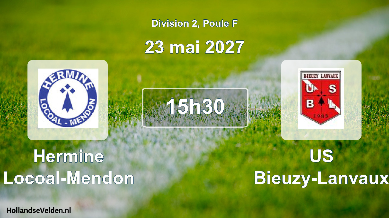 Match programmé: Hermine Locoal-Mendon - US Bieuzy-Lanvaux (23 mai 2027)