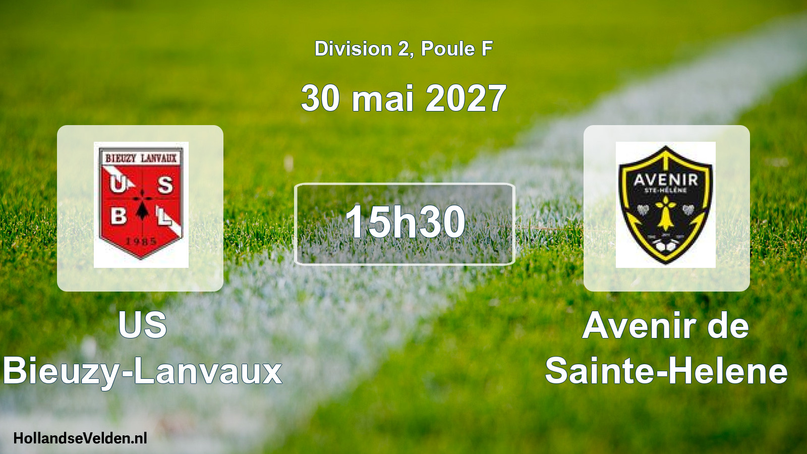 Match programmé: US Bieuzy-Lanvaux - Avenir de Sainte-Helene (30 mai 2027)