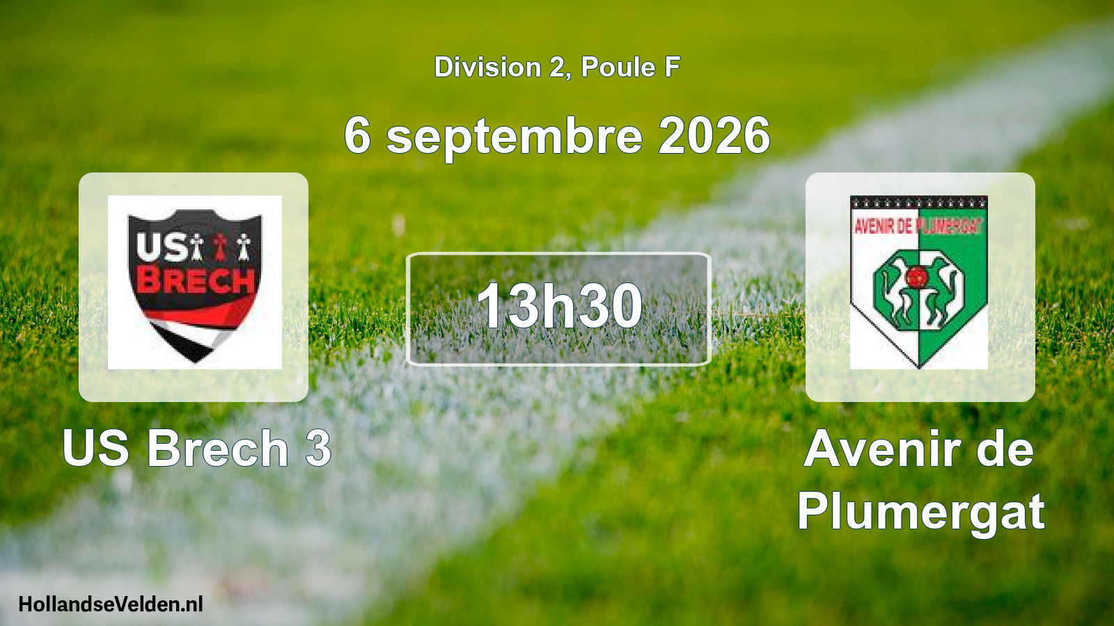 Scheduled Match: US Brech 3 - Avenir de Plumergat (6 September 2026)