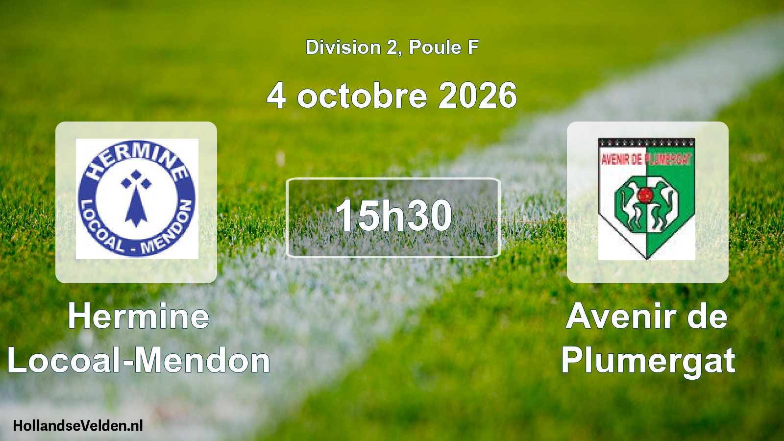 Match programmé: Hermine Locoal-Mendon - Avenir de Plumergat (4 octobre 2026)