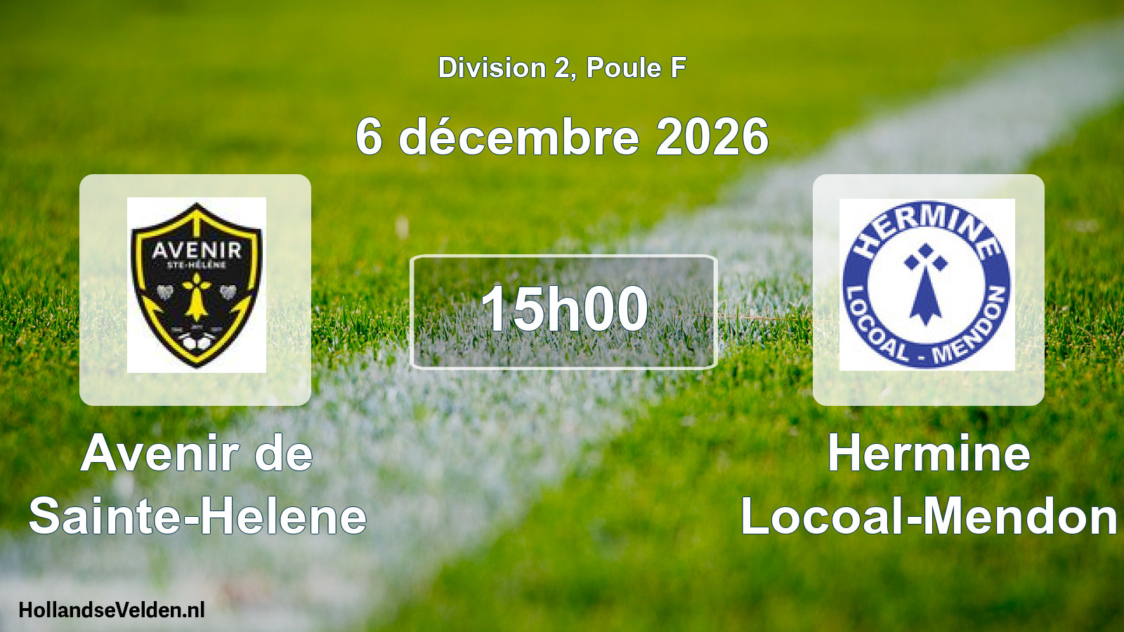 Match programmé: Avenir de Sainte-Helene - Hermine Locoal-Mendon (6 décembre 2026)