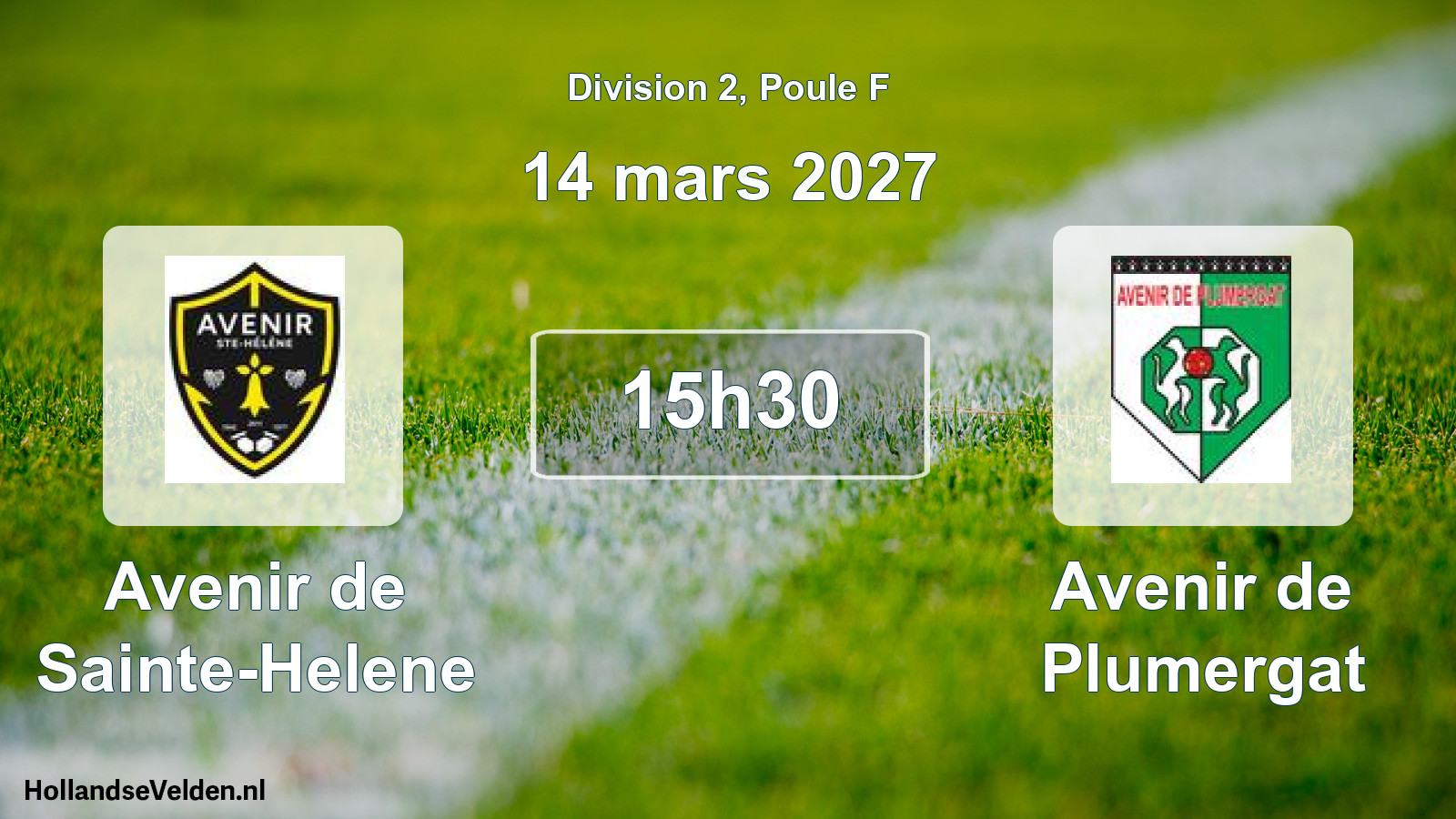 Match programmé: Avenir de Sainte-Helene - Avenir de Plumergat (14 mars 2027)