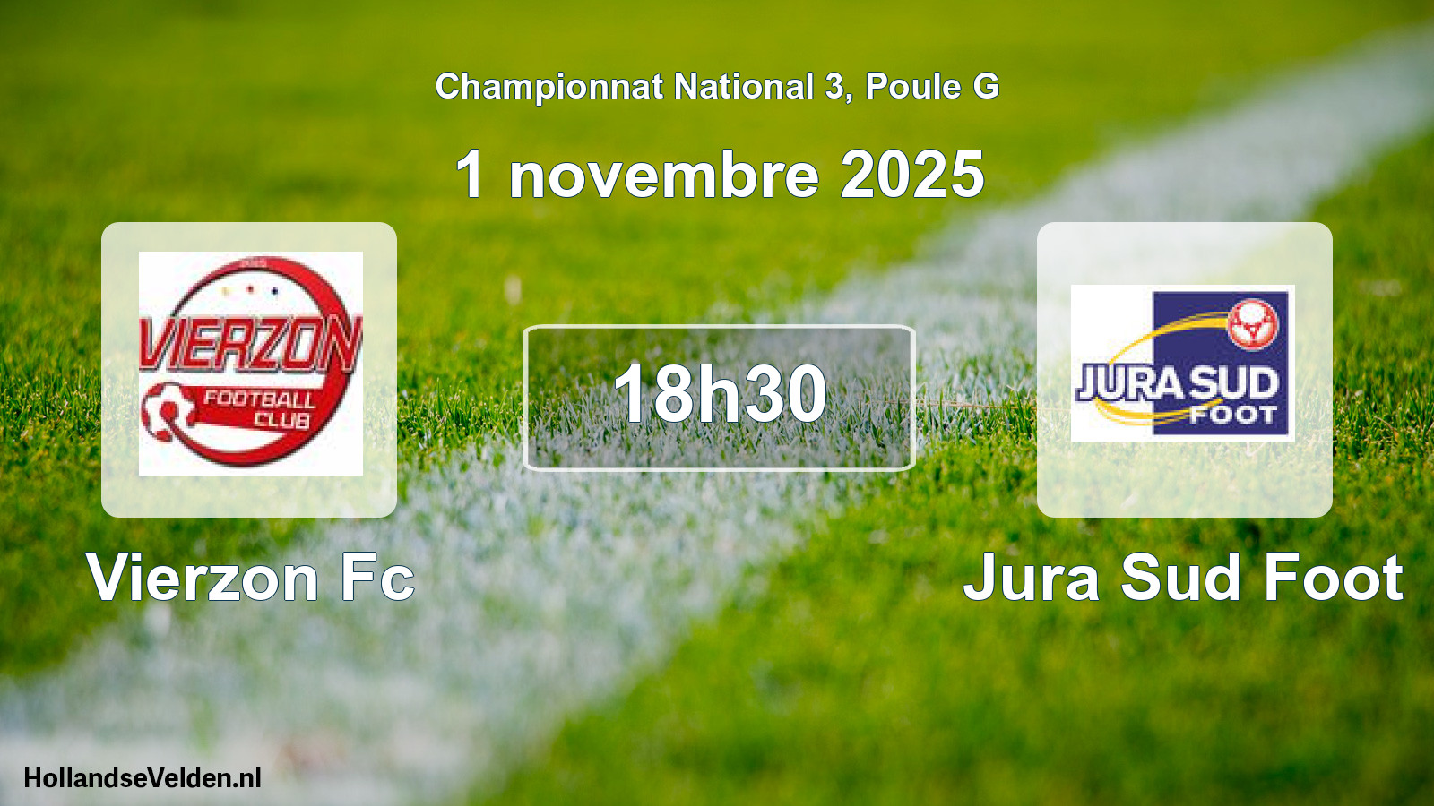 Scheduled Match: Vierzon Fc - Jura Sud Foot (1 November 2025)