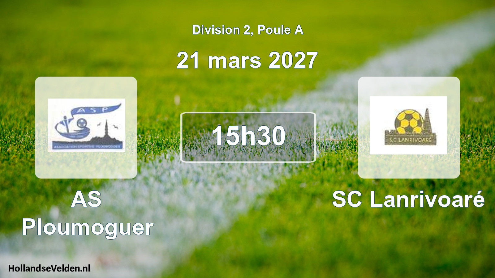 Match programmé: AS Ploumoguer - SC Lanrivoaré (21 mars 2027)