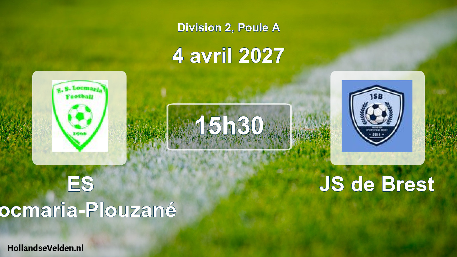 Match programmé: ES Locmaria-Plouzané - JS de Brest (4 avril 2027)