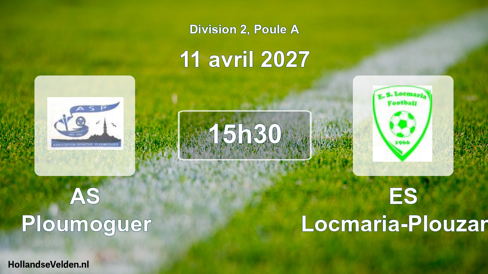 Match programmé: AS Ploumoguer - ES Locmaria-Plouzané (11 avril 2027)