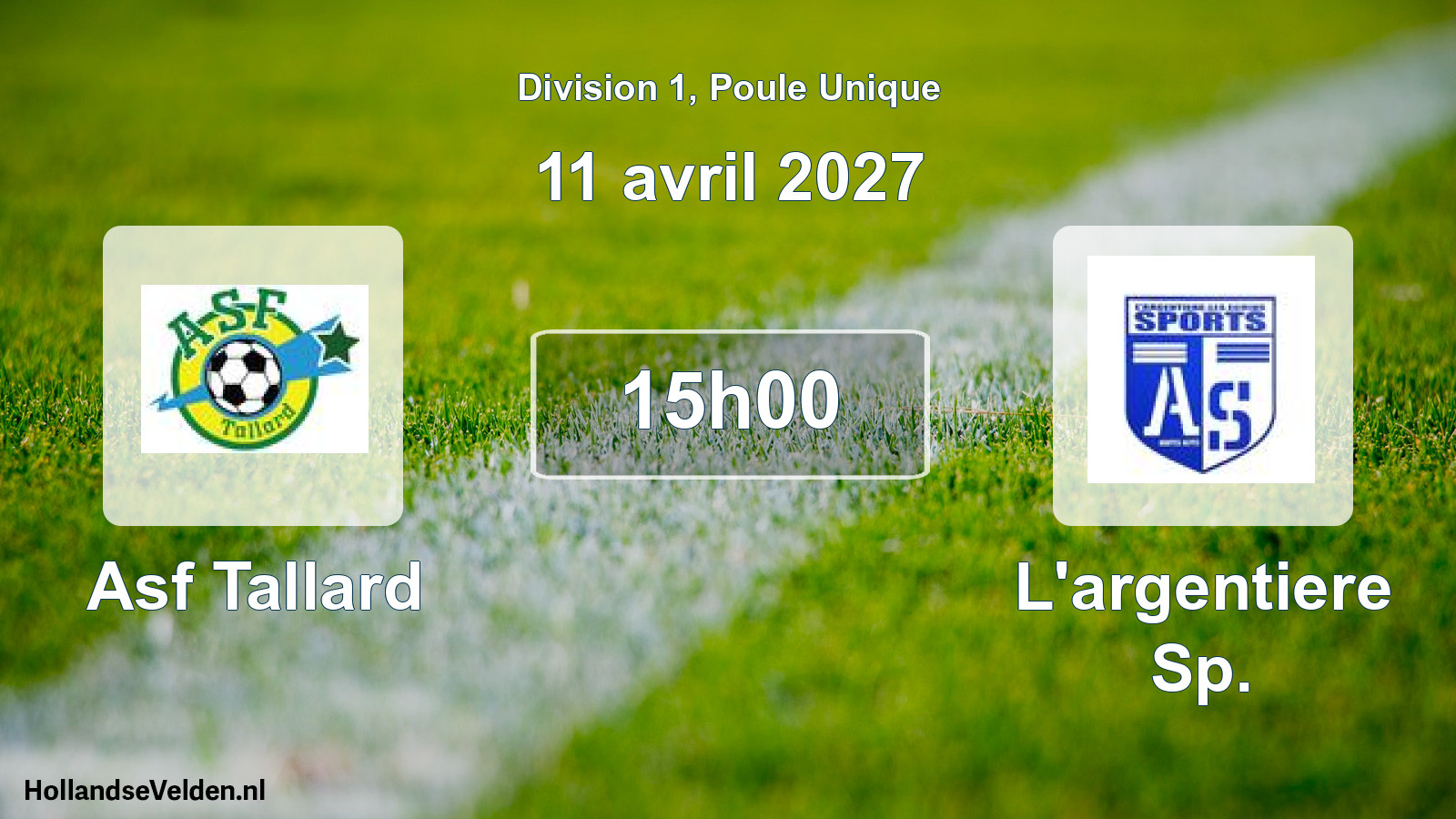 Scheduled Match: Asf Tallard - L'argentiere Sp. (11 April 2027)
