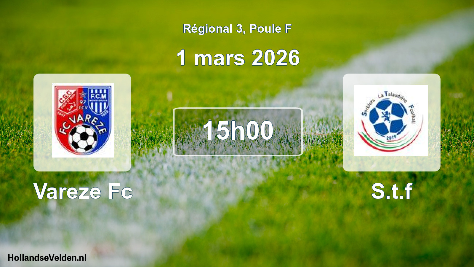 Scheduled Match: Vareze Fc - S.t.f (1 March 2026)